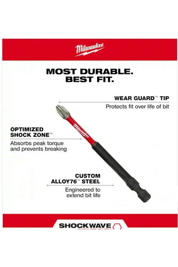 Bits Yıldız Uç Vidalama Matkap Ucu Ph2 x 90mm -2 Adet - 3