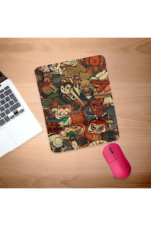 Karmaşa Rectangular Mouse Pad with Wrist Support - 1