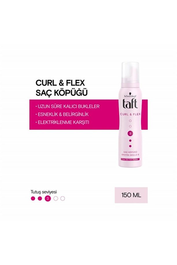Taf Curl & Flex Saç Köpüğü 150 ml - 2