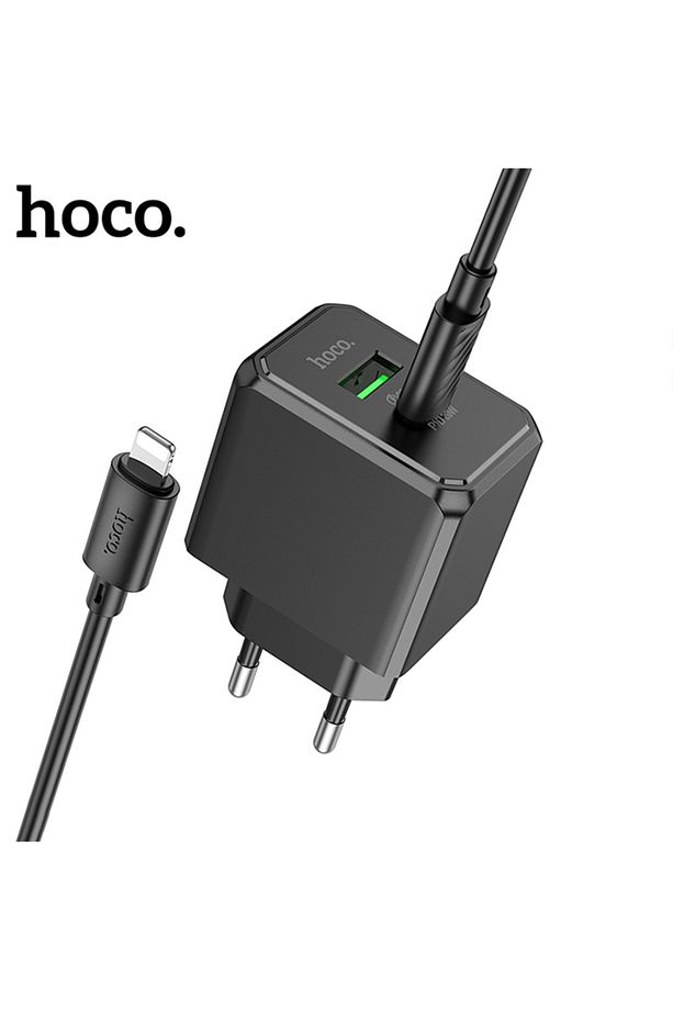 CS14A Ocean PD20W+QC3.0  Girişli Hızlı Şarj Başlığı Ve Type-C To iPhone Lightning Kablo - 2