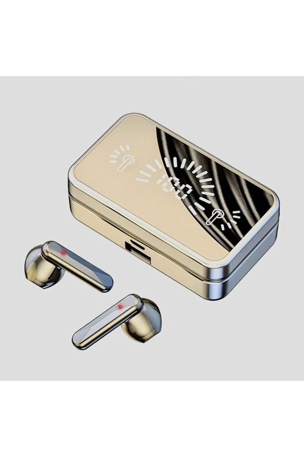 IPhone12 MİNİ  Uyumlu Güçlendirilmiş S20 Powerbankli bluetooth kulaklık yüksek ses aynalı - 1