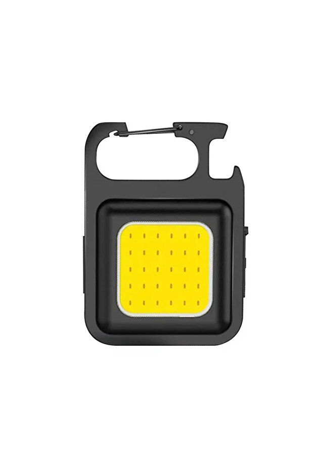 Usb’li Şarj Edilebilir Led Işık Anahtarlıklı Mıknatıslı El Feneri Cep Boy Cob Led 800mah taşınabilir - 2