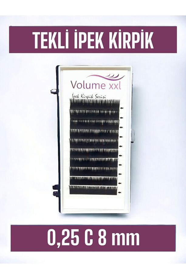 İPEK KİRPİK TEKLİ 0,25 C 8 MM - 1