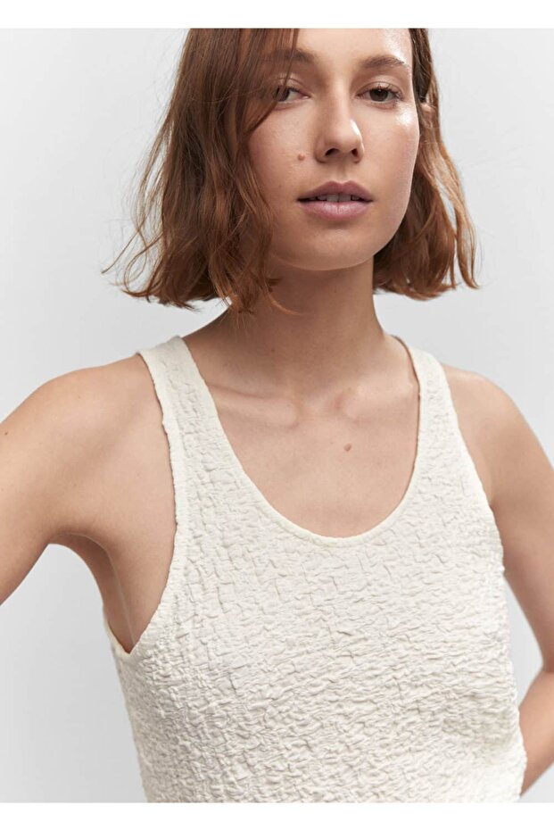 Tkana pamučna bluza - 6