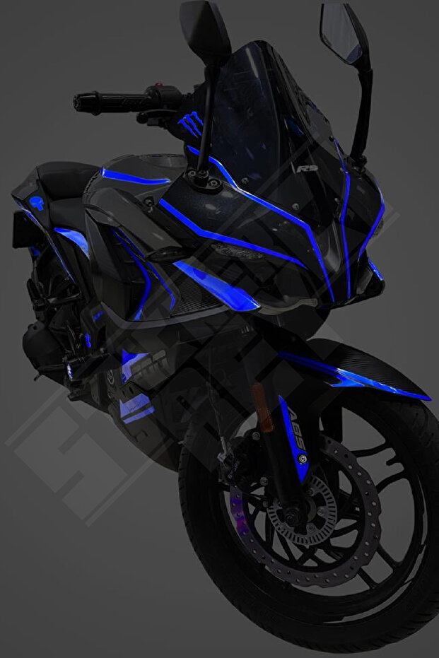 مجموعة ملصقات كاملة مخصصة من Bajaj Pulsar Rs 200