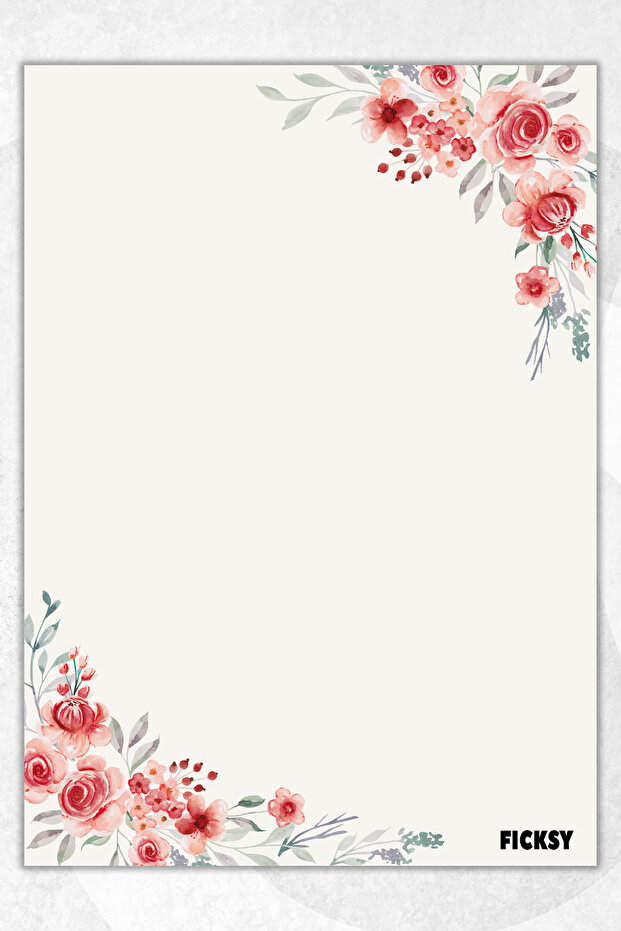 ورق ملاحظات على شكل زهرة - مقاس A5 - 50 ورقة - لوحة مذكرة - لوحة مذكرة - قائمة عمل - 1