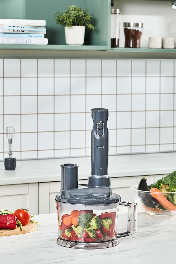 Functionall 2843H 5 Fonksiyonlu Mutfak Robotu Antrasit 1700 W - 5
