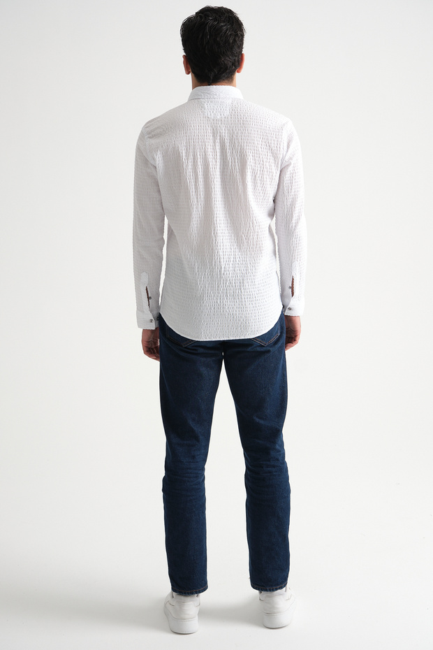 Erkek %100 Pamuk Yazlık Regular Fit Gömlek 2641 - 6