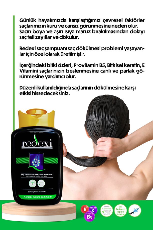 Saç Dökülmesine Karşı Bitkisel Şampuan Komple Bakım 400 Ml - 4