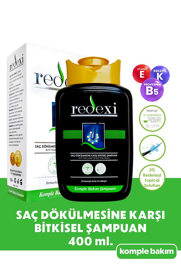 Saç Dökülmesine Karşı Bitkisel Şampuan Komple Bakım 400 Ml - 1