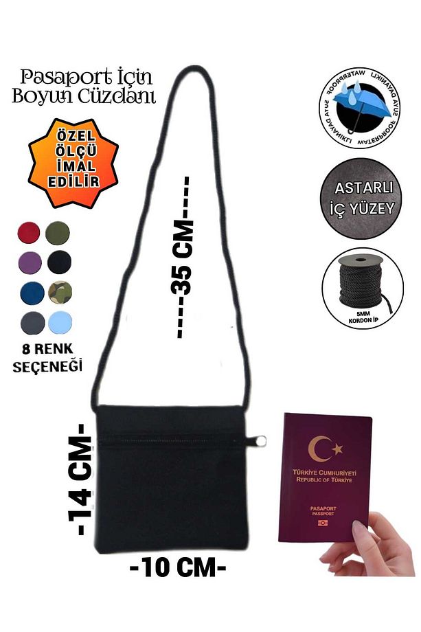PASAPORT İÇİN BOYUN CÜZDANI - 1
