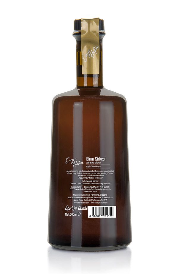 Amasya Misket Elma Sirkesi / Apple Cider Vinegar (doğal Fermente Canlı Sirke / 500 Ml) - 4