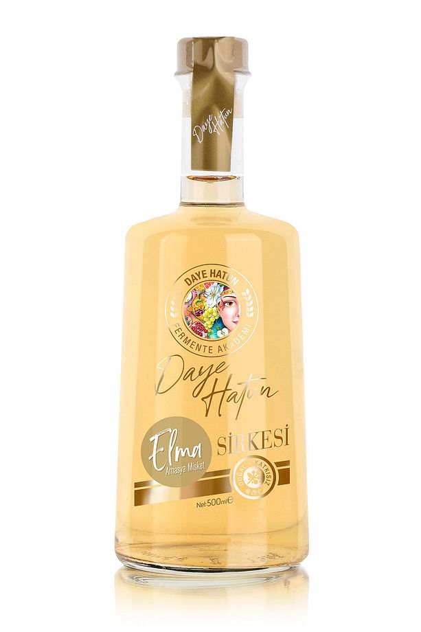 Amasya Misket Elma Sirkesi / Apple Cider Vinegar (doğal Fermente Canlı Sirke / 500 Ml) - 1