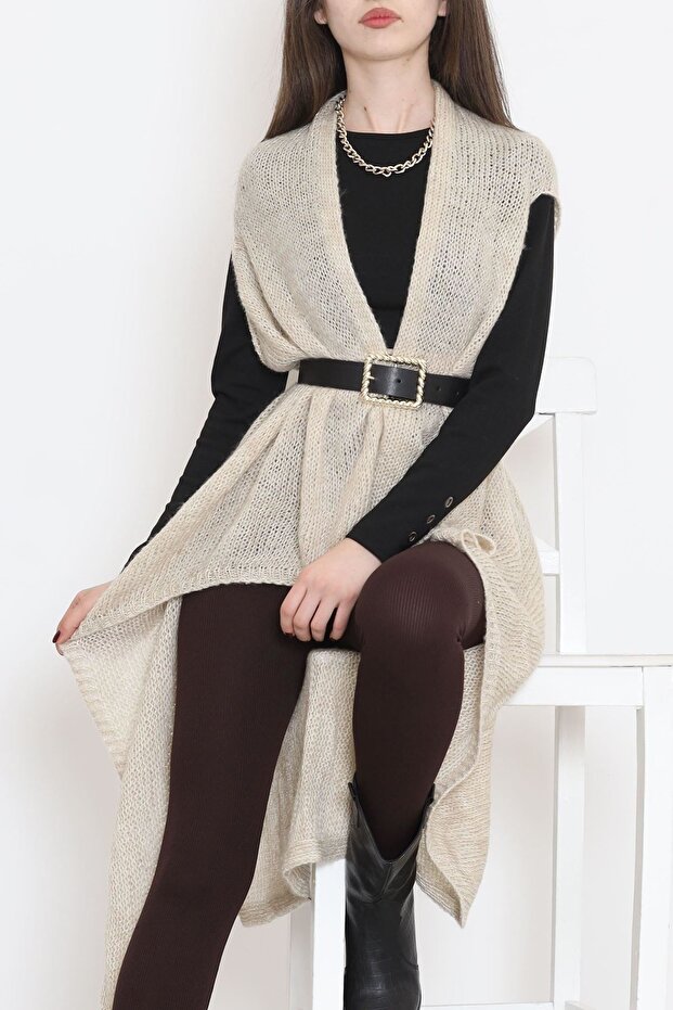 Triko Yelek Bej8 - 2