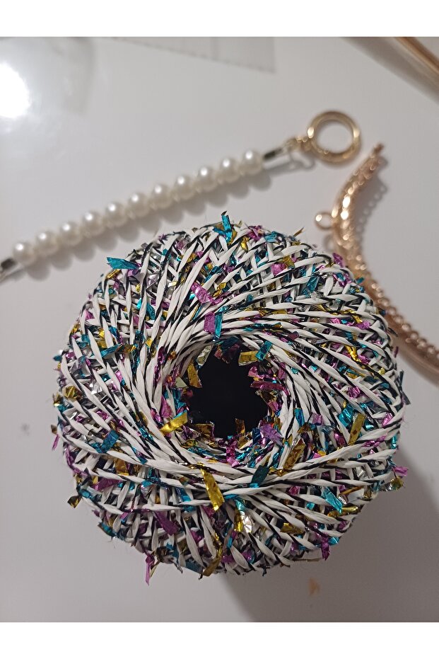 Confetti kağıt ip beyaz - 3