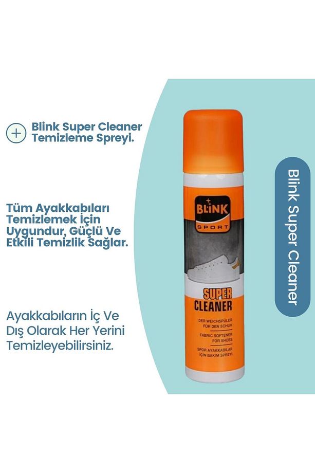 Super Cleaner Ayakkabı Temizleme Spreyi. Tüm Ayakkabılar İçin Uygundur. 250ml. - 1