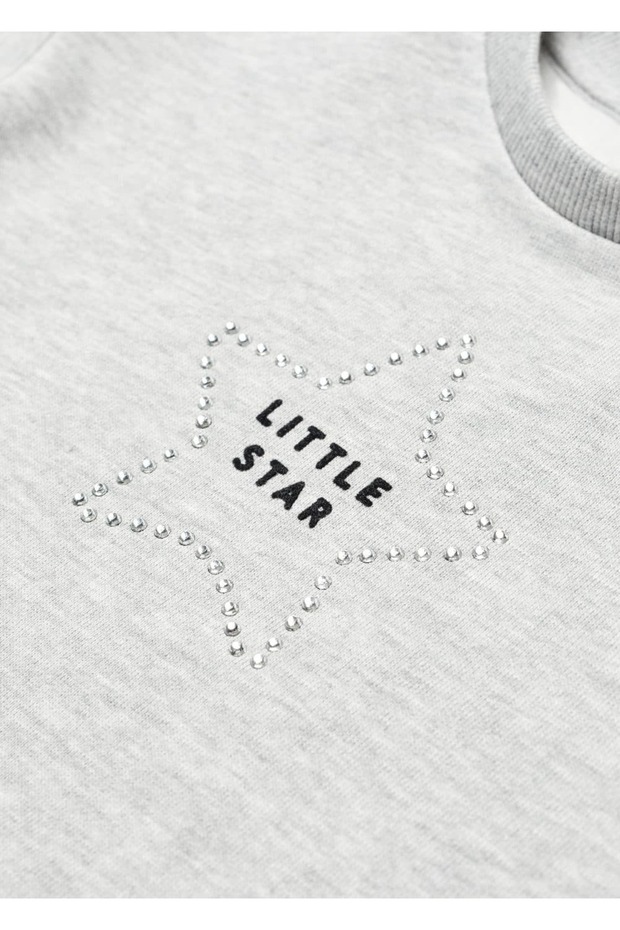 Mesajlı Pamuklu Sweatshirt - 6