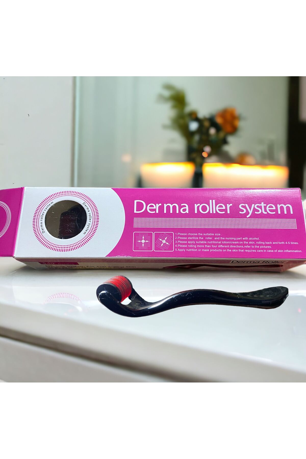 Body and Face Renewal 540 Needles 0.5 mm Titanium Tip Dermaroller