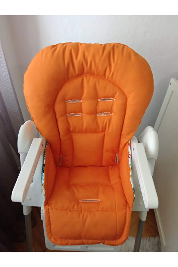Double Sided 100% Cotton High Chair Cushion (HAVE BELT PLACES)