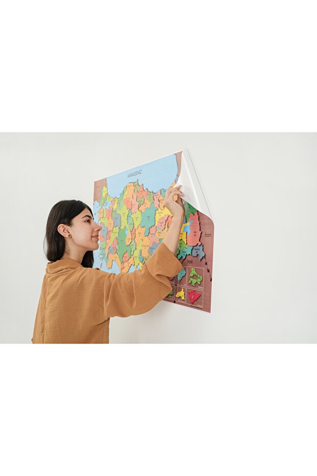 خريطة تركيا الملونة الثابتة - 1