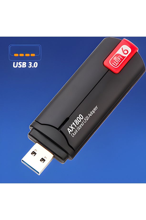 USB3.0 WiFi 6 AX1800Mbps Çift Bant 5Ghz/2.4Ghz Kablosuz Adaptörü MU-MIMO Windows 11/10/7 - 3