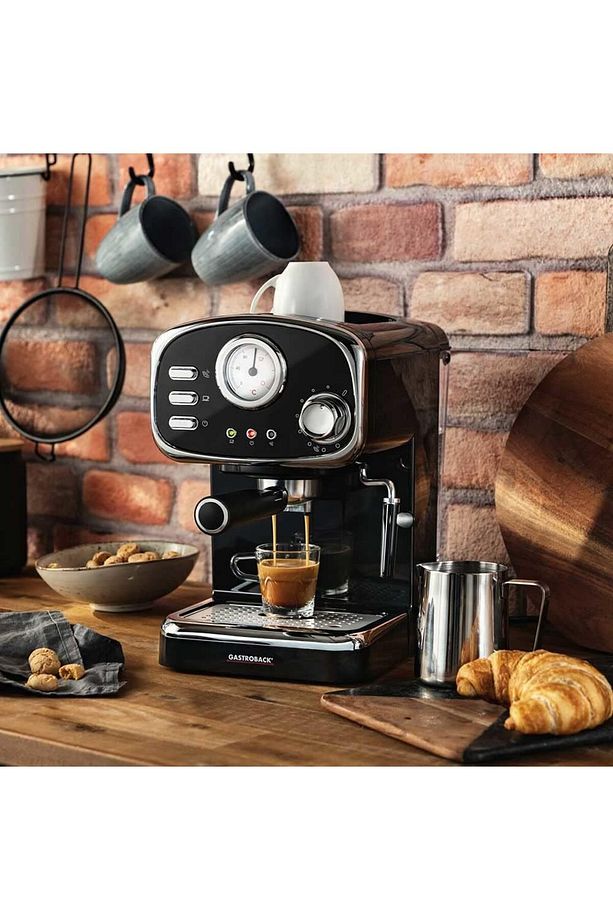 Tasarım Espresso Makinesi 1100W, Döner Süt Köpüğü Başlığı, Profesyonel Espresso Pompası - 2