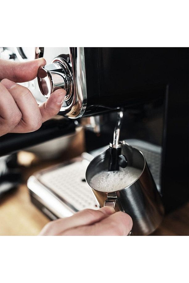 Tasarım Espresso Makinesi 1100W, Döner Süt Köpüğü Başlığı, Profesyonel Espresso Pompası - 5