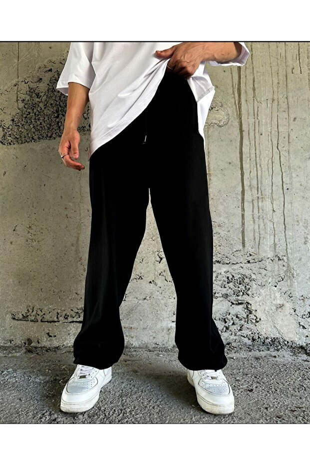 Black Baggy Sweatpants