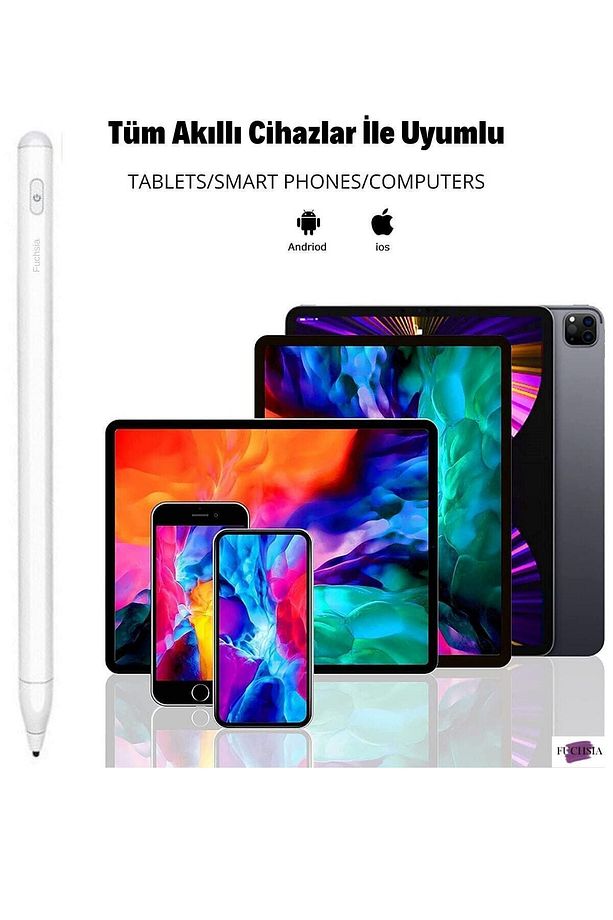 Apple/ıphone/ipad Pro/mini/ Air/android/microsoft/surface Için Dokunmatik Şarjlı Akıllı Kalem - 2
