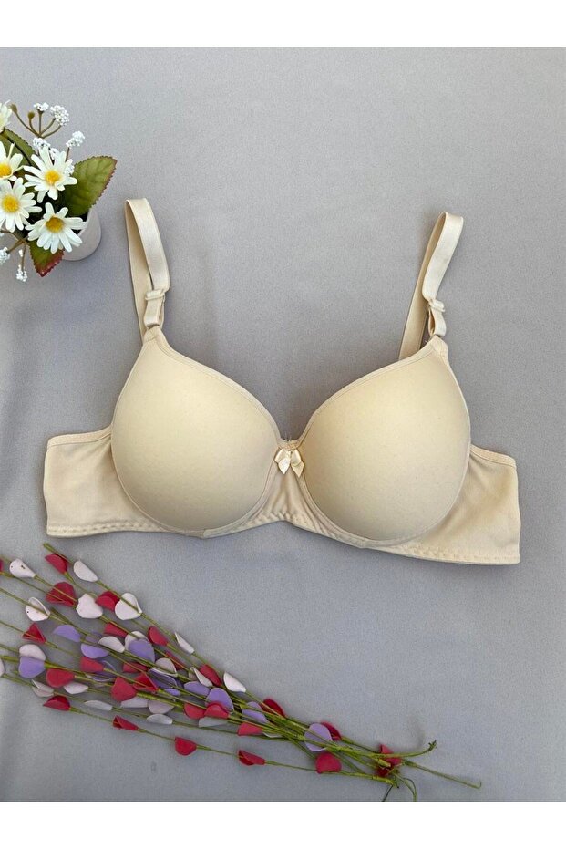 حمالة صدر مبطنة بدون نمط - 1