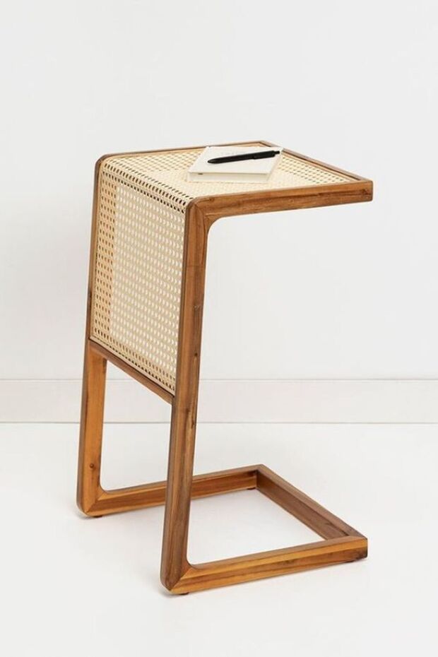 Hasırlı Yan Sehpa - 2