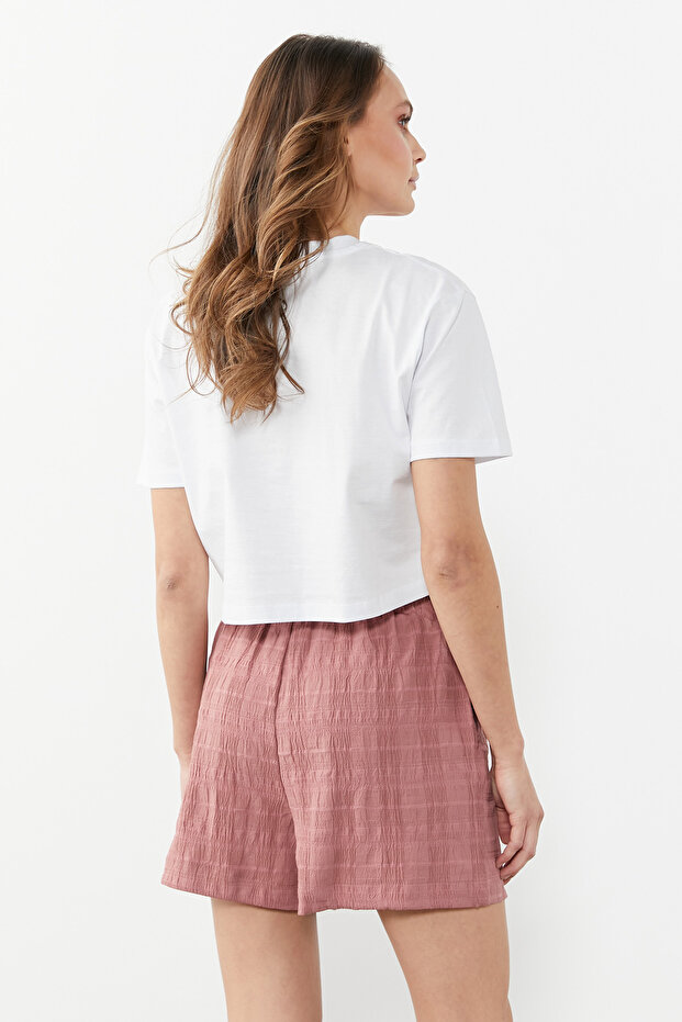 Beli Lastikli Şort - 8