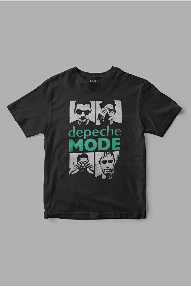 Depeche Mode Baskılı Tişört - 1