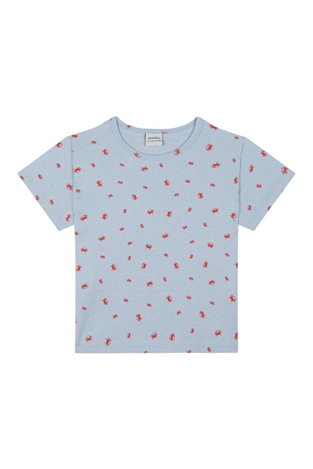 Yengeç Ailesi Kısa Kollu Pijama Takımı - 2