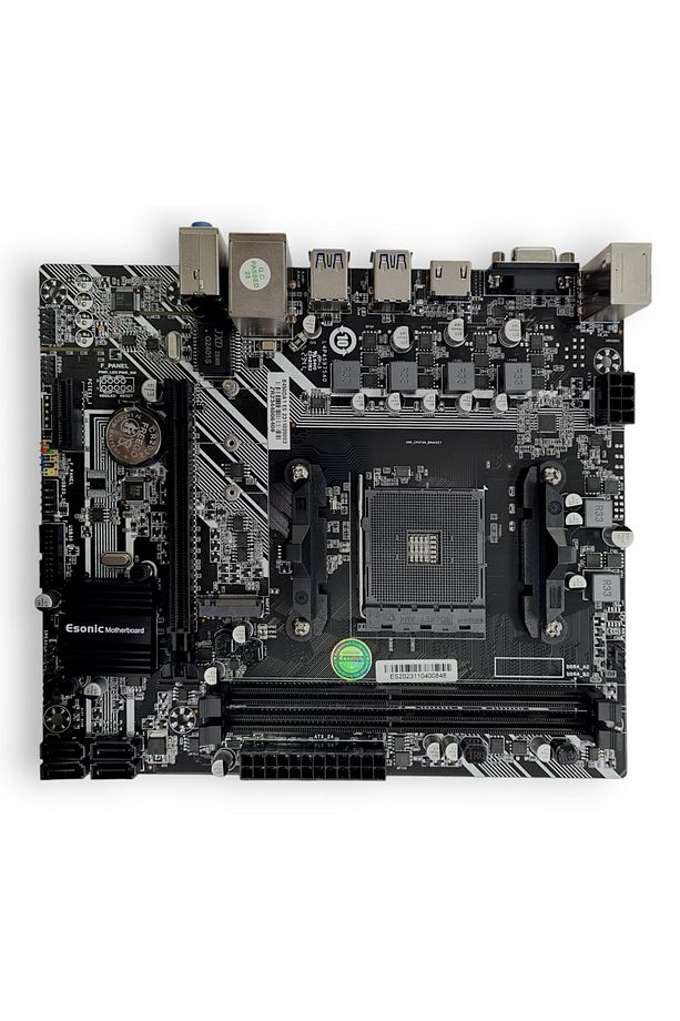 ESONİC B450DA1 AMD AM4 DDR4 M2 HDMI VGA GLAN M.ATX ANAKART - 2