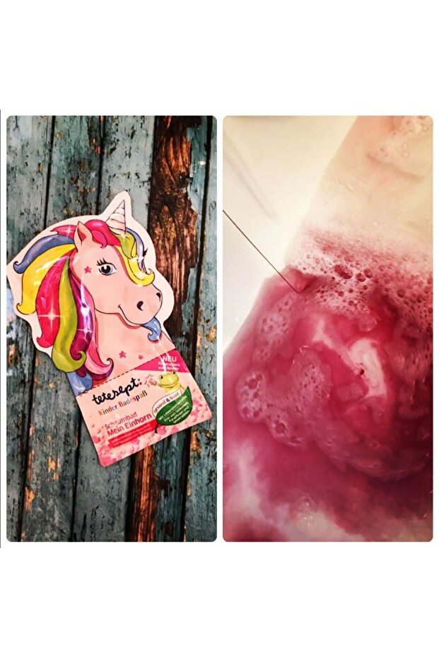 Alman Kalitesi- Çocuklar Için Pembe Renkli Banyo Köpüğü Seti- 5 Adet - 8