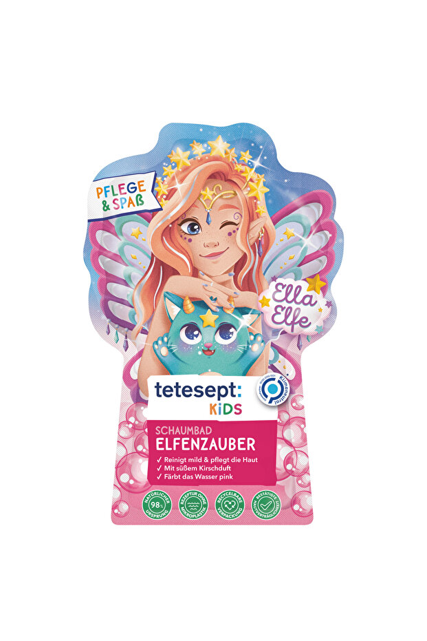 Alman Kalitesi- Çocuklar Için Pembe Renkli Banyo Köpüğü Seti- 5 Adet - 5