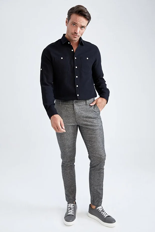 Tailored Fit Pantolon - 4