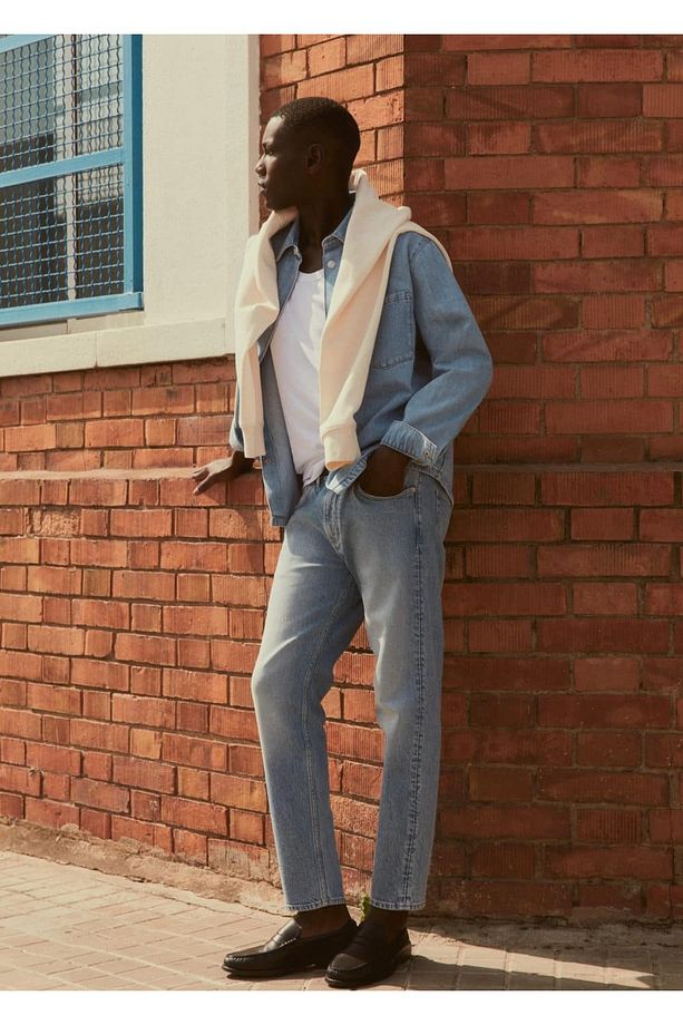 Ben model tapered cropped jean - 6