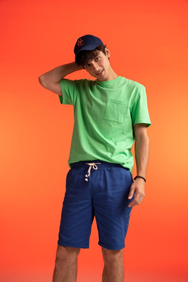 Slim Fit Bermuda Y4855az22sm - 1