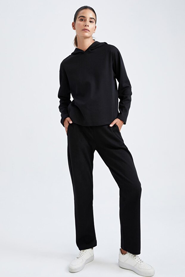 Nehéz anyagú kapucnis pulóver - Standard Fit Z0688az22au - 5