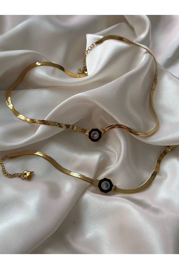 Çağla Model Kolye Bileklik Set - 2