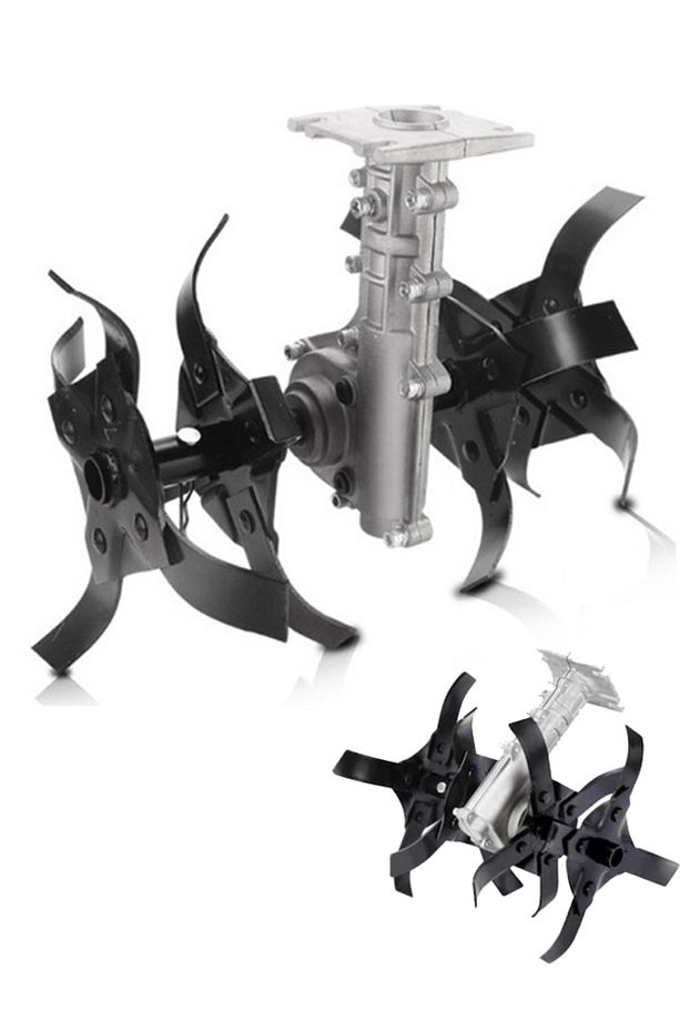 Alman 4X4  26 Mm 9 Diş Sırt Tırpan Ve Yan Tırpana Uyumlu Akrabot Çapa Aparatı - 1