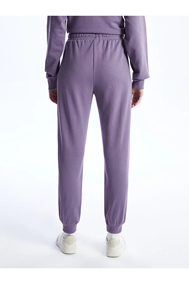 LCW Vision Kadın Beli Lastikli Düz Jogger Eşofman Altı Altı - 4