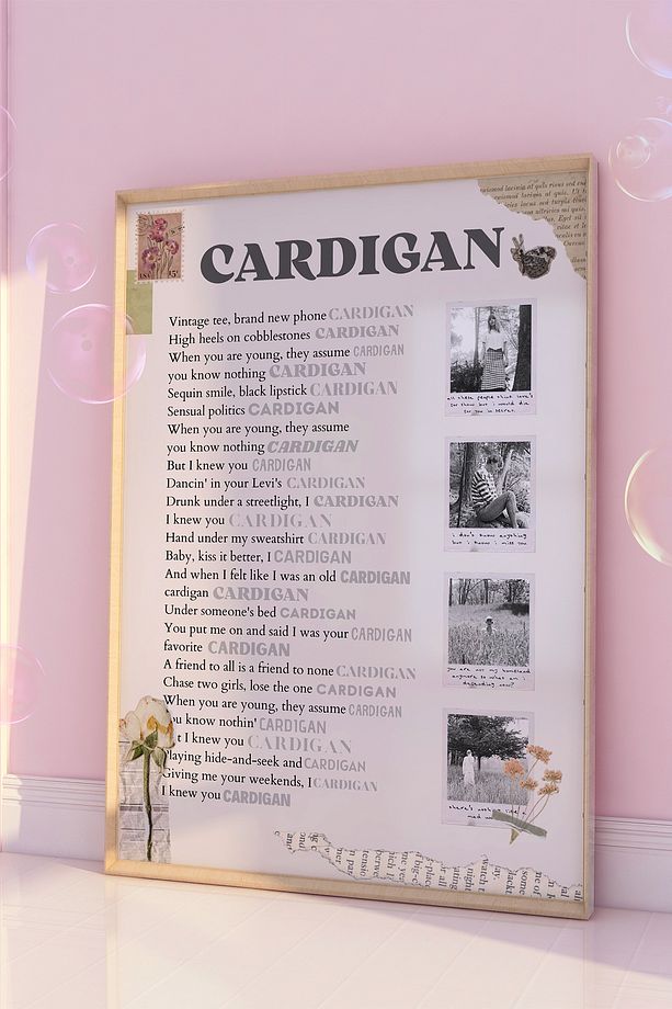 A3 Taylor Swift Poster, Estetik Poster, Swiftie Poster, Duvar Posteri - 1