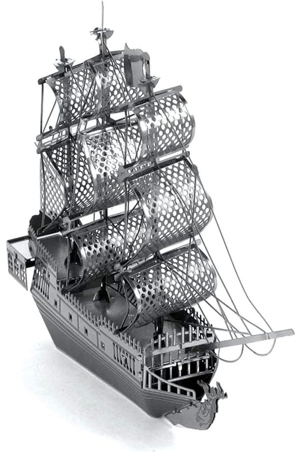 3d Metal Puzzle Siyah Inci Korsan Gemisi Maket Gemi - 3