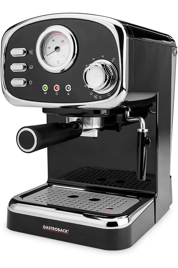 Tasarım Espresso Makinesi 1100W, Döner Süt Köpüğü Başlığı, Profesyonel Espresso Pompası - 1