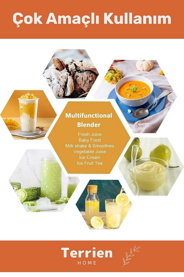Home Serisi Taşınabilir El Blenderı 420 ML Şarjlı Meyve Smoothie Hazırlama Makinesi Şişe Pratik - 7