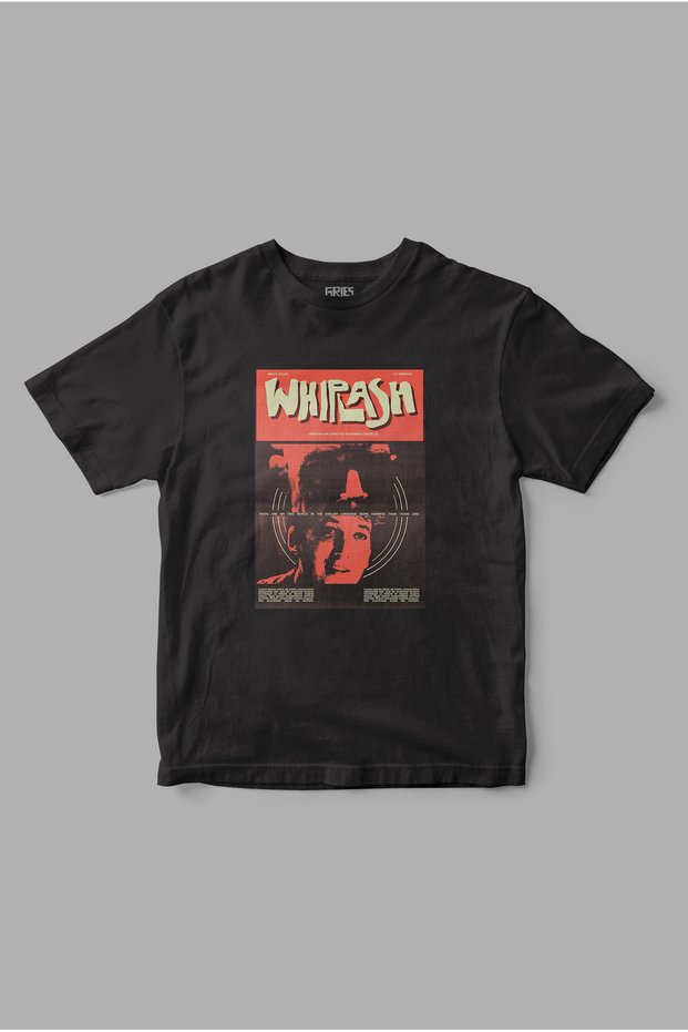 Whiplash Retro Printed T-Shirt
