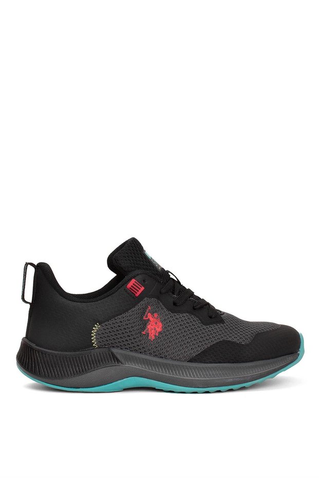 US Polo101501781 Florin Women's Classic Sneakers Black - Red